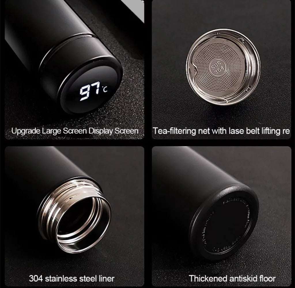 LED Stainless Steel Hot and Cold Bottle