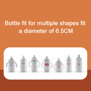 Baby Bottle Warmer with LCD Display, Portable Rechargeable Wireless Water Bottle Warmer - Shaz&Shine