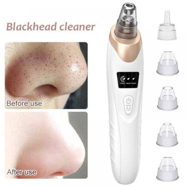 Electric blackhead suction remover with LED display