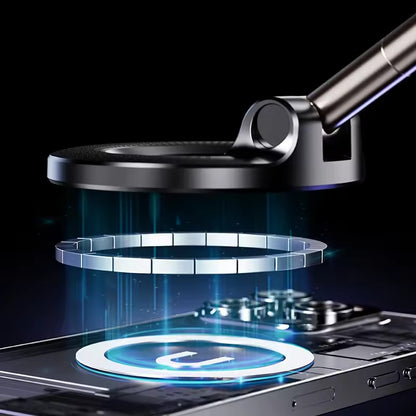 Heavy duty magnetic car phone mount with alloy build