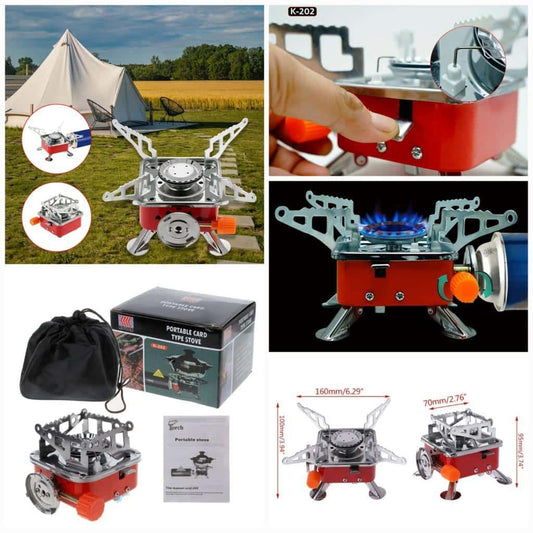 Outdoor Emergency Portable Mini Camping Stove – Folding Travel Burner