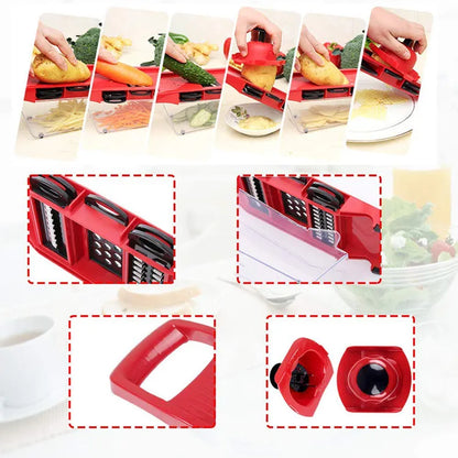 10-in-1 Mandoline Vegetable Slicer Cutter with Storage Box