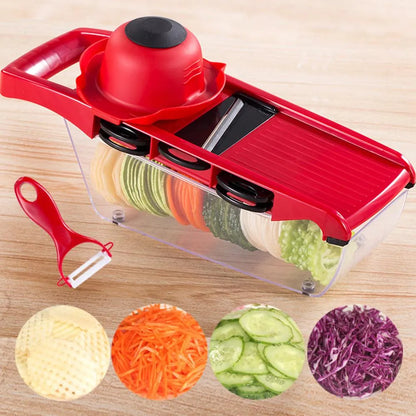 10-in-1 Mandoline Vegetable Slicer Cutter with Storage Box