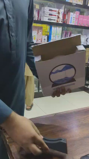 Aesthetic moving sand lamp for bedroom and living room