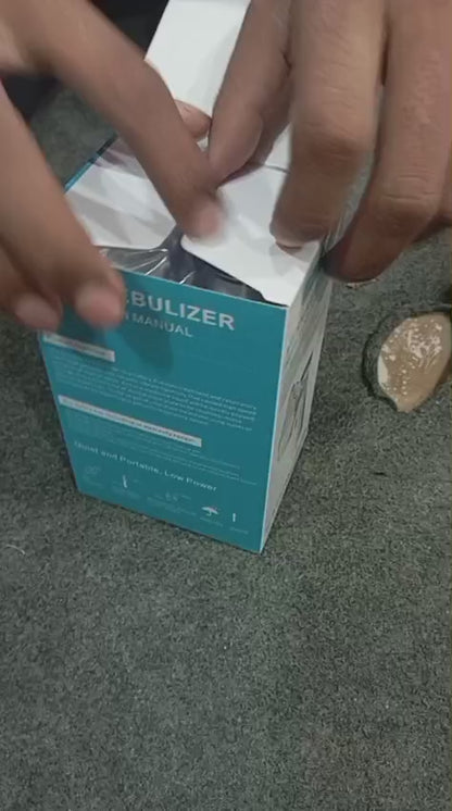 Mesh Portable Nebulizer Machine & Mask – Mini USB Rechargeable Inhaler for Kids and Adults