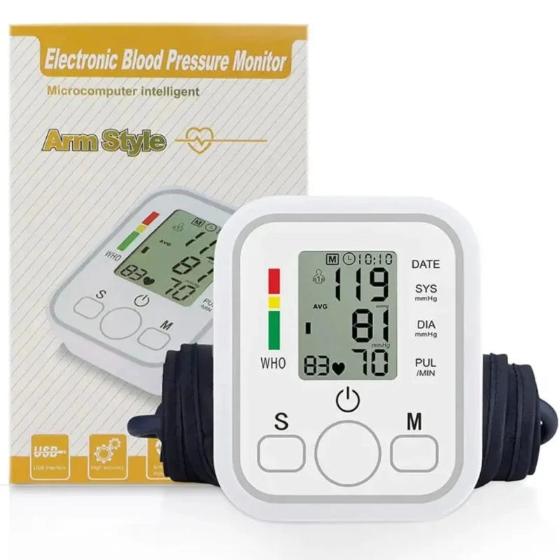 Digital blood pressure monitor upper arm automatic BP machine
