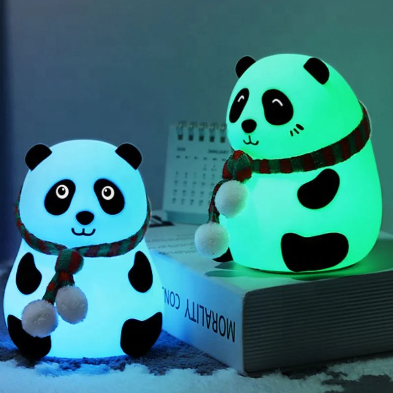 Cute panda night light for kids bedroom and nursery